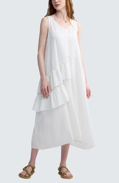 Brielle Artistic Muslin Dress