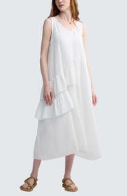 LUUKAA Brielle Artistic Muslin Dress