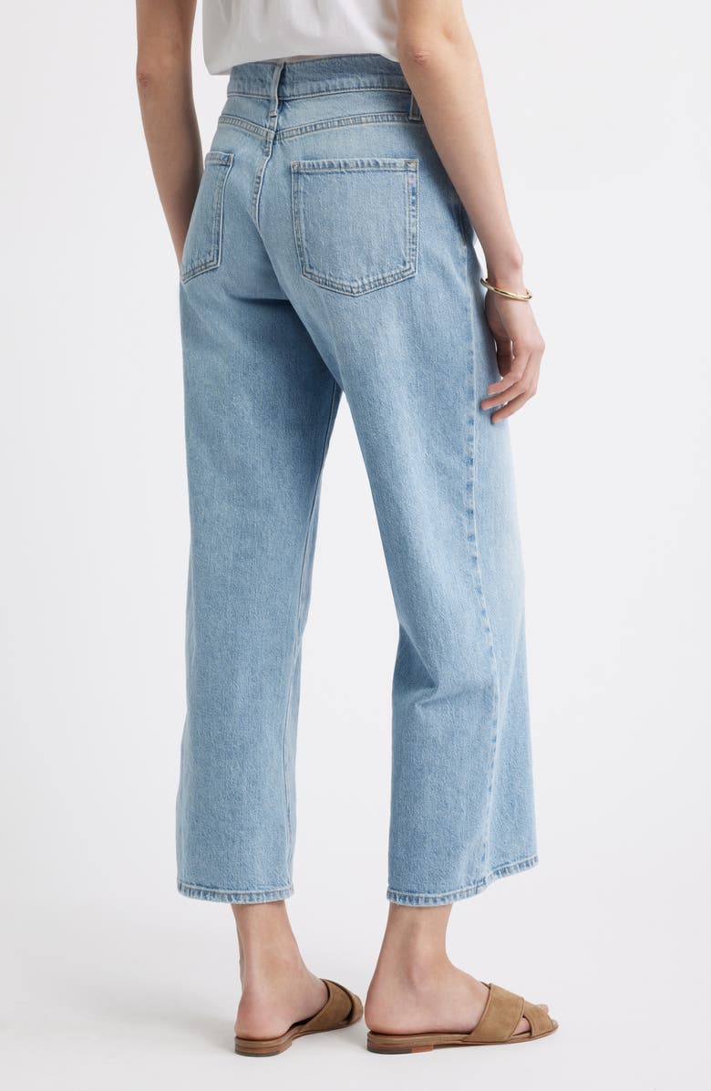 Nordstrom High Waist Wide Leg Crop Jeans, Alternate, color,