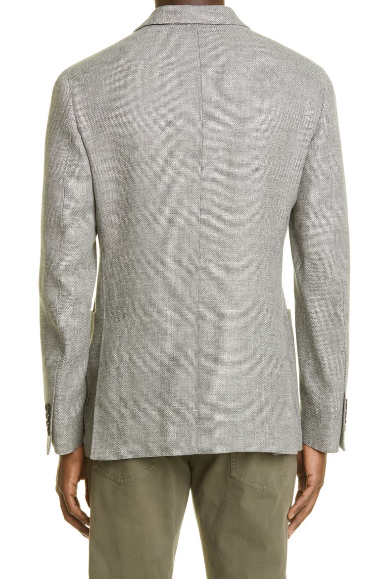 Wool & Linen Sport Coat, Alternate, color, GREY