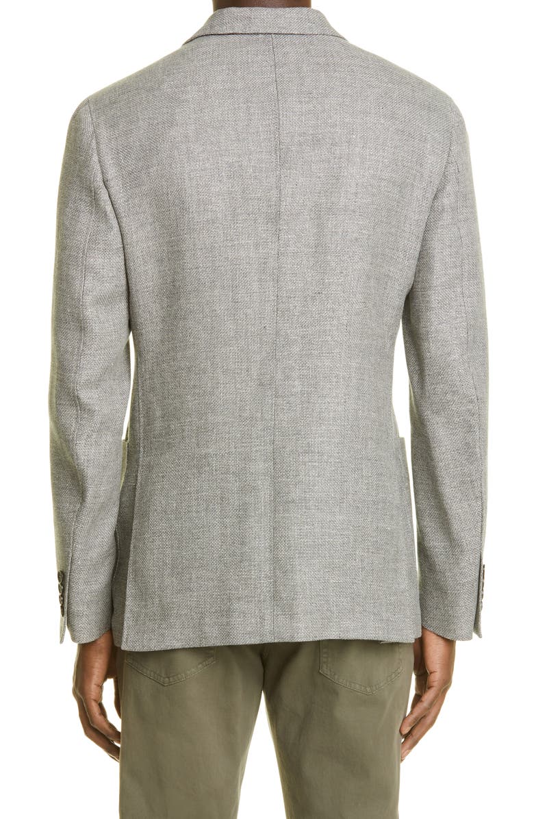 ZEGNA Wool & Linen Sport Coat, Alternate, color, 