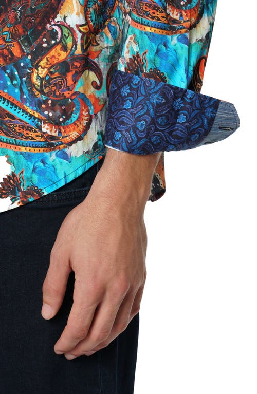 Robert Graham Molnar Long Sleeve Button Down Shirt In Multi