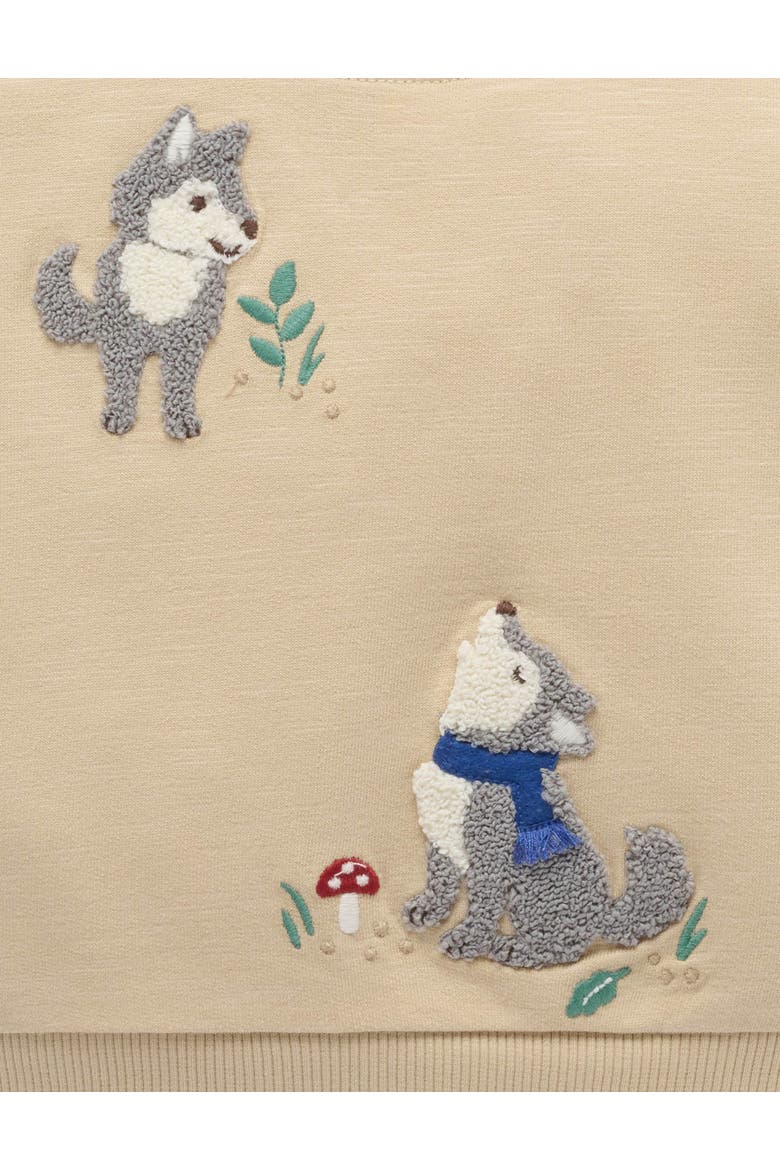 Little Wolf Windcheater, Alternate, color, Oatmeal
