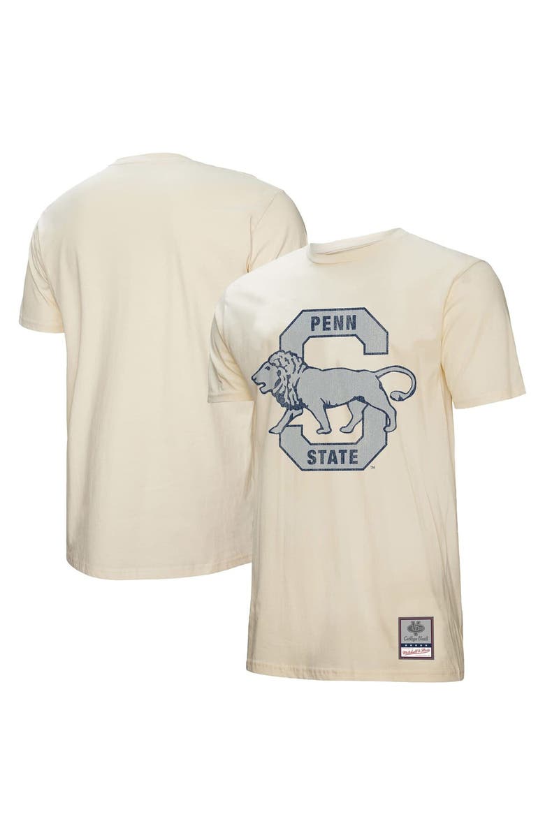 Mitchell & Ness Men's Mitchell & Ness Cream Penn State Nittany Lions Vintage Tone T-Shirt, Main, color, Cream