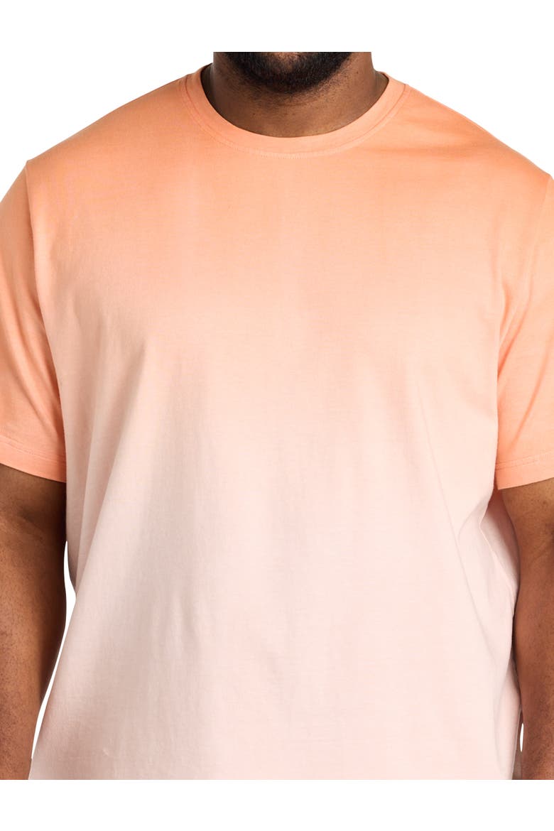 Big & Tall Moisture-Wicking Gradient T-Shirt, Alternate, color, ORANGE MULTI