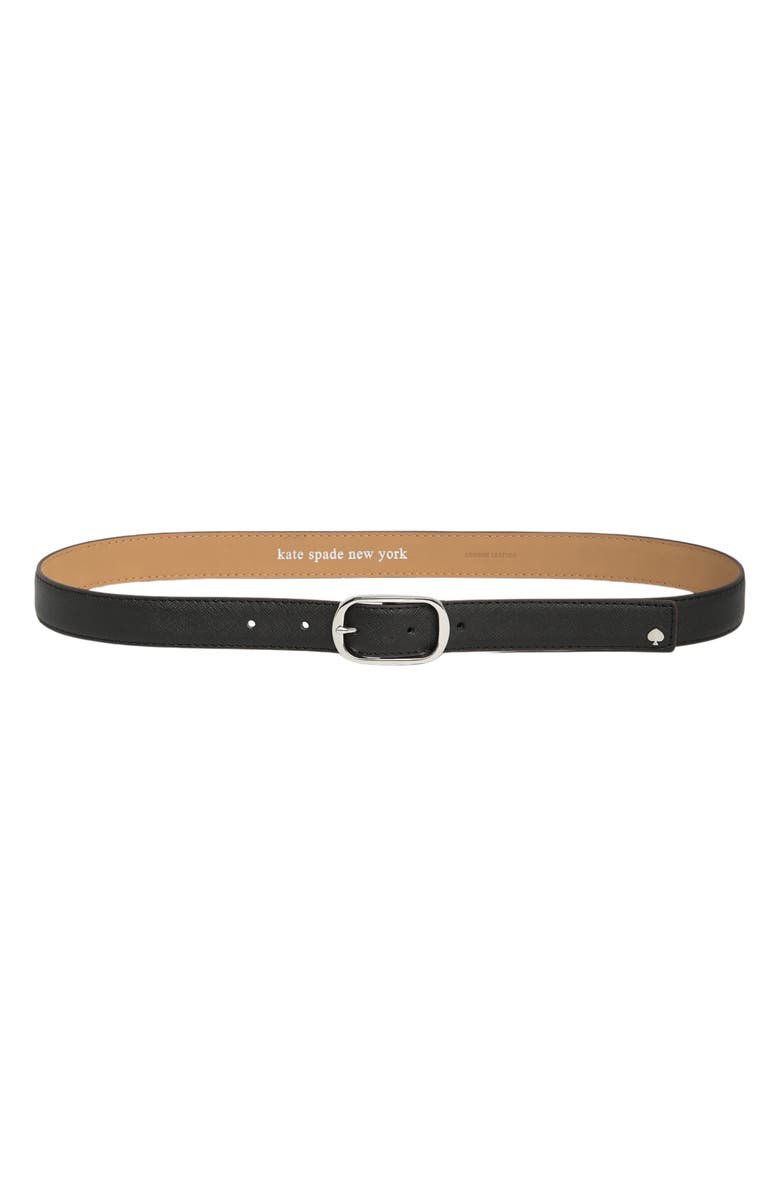 Kate Spade New York stitched feather edge belt, Main, color,