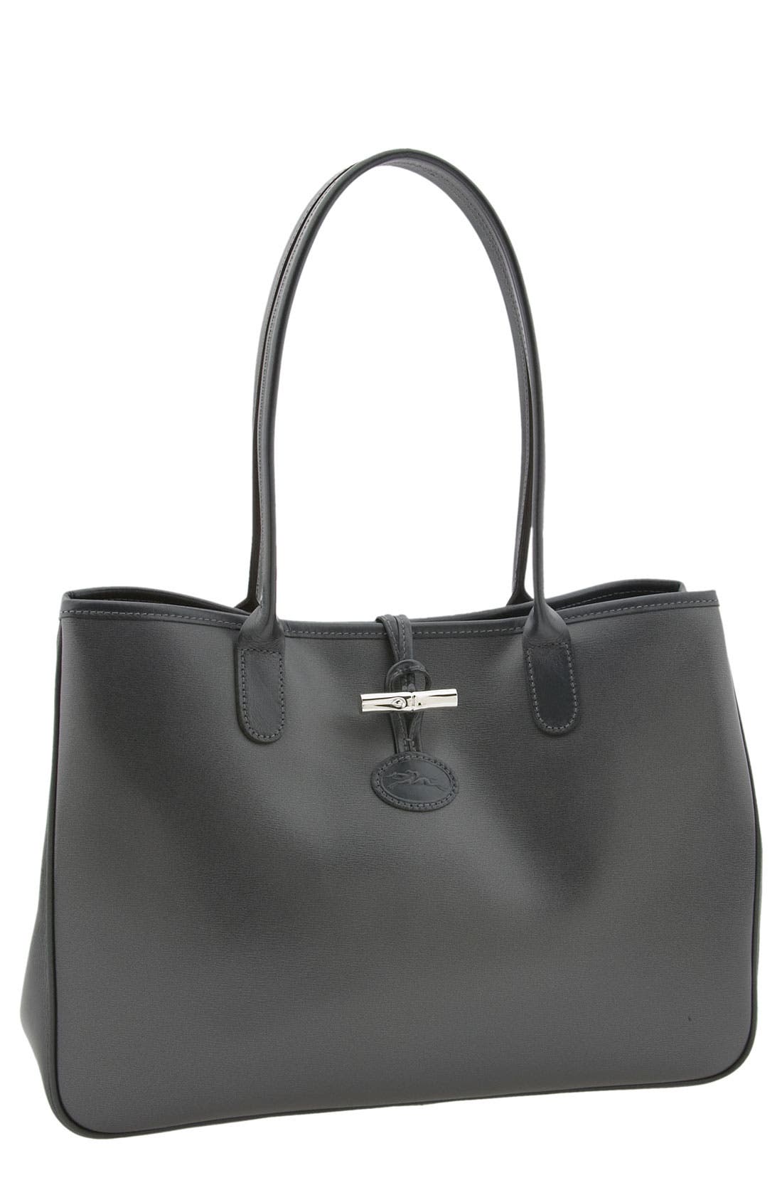 Longchamp 'Roseau' Shoulder Tote, Main, color, 