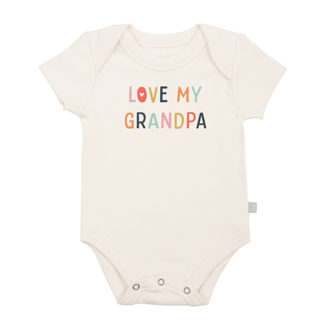 Organic Baby Graphic Bodysuit | Love Grandpa (baby)