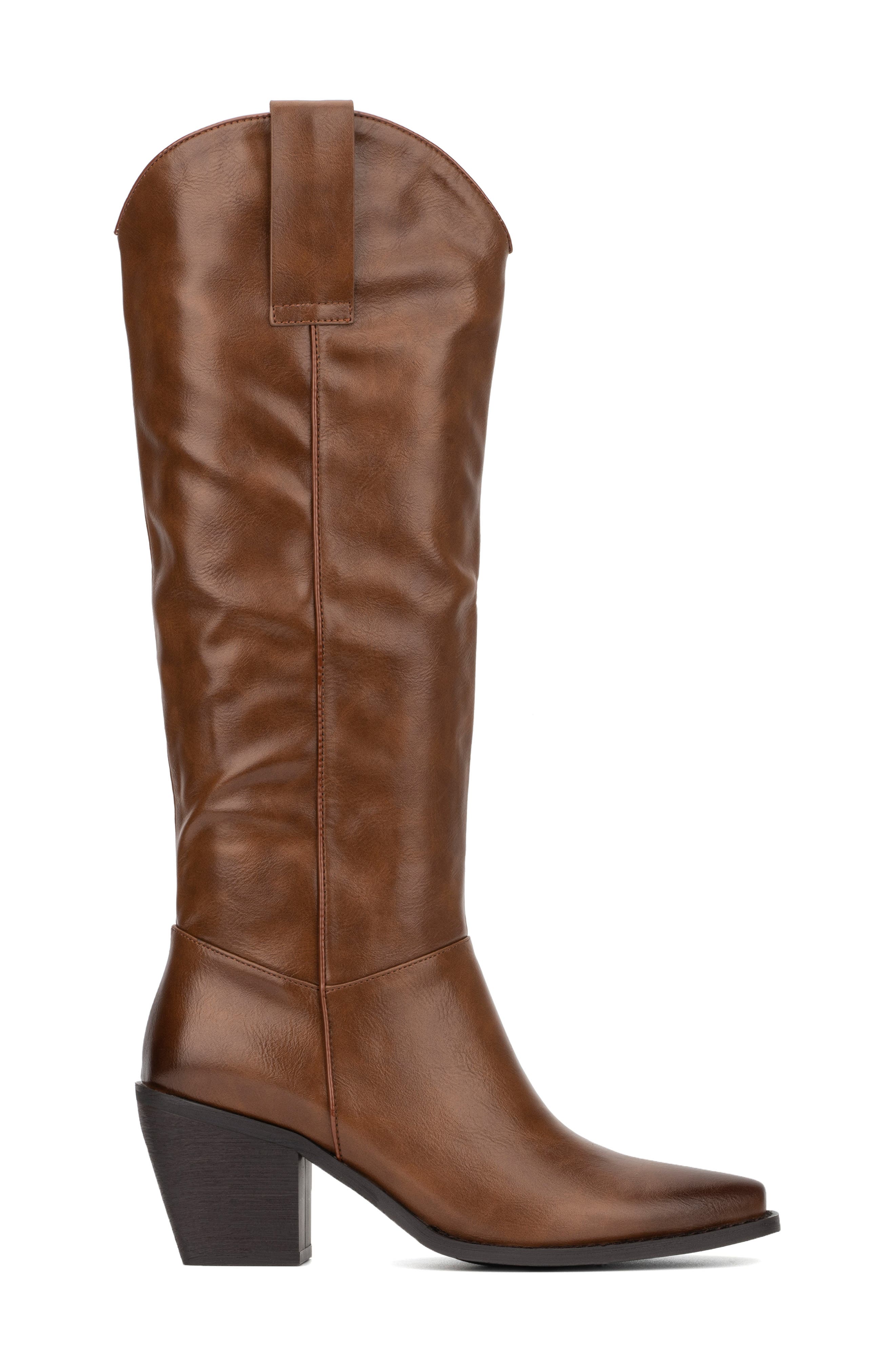 TORGEIS Arizona Tall Western Boot, Alternate, color, Brown