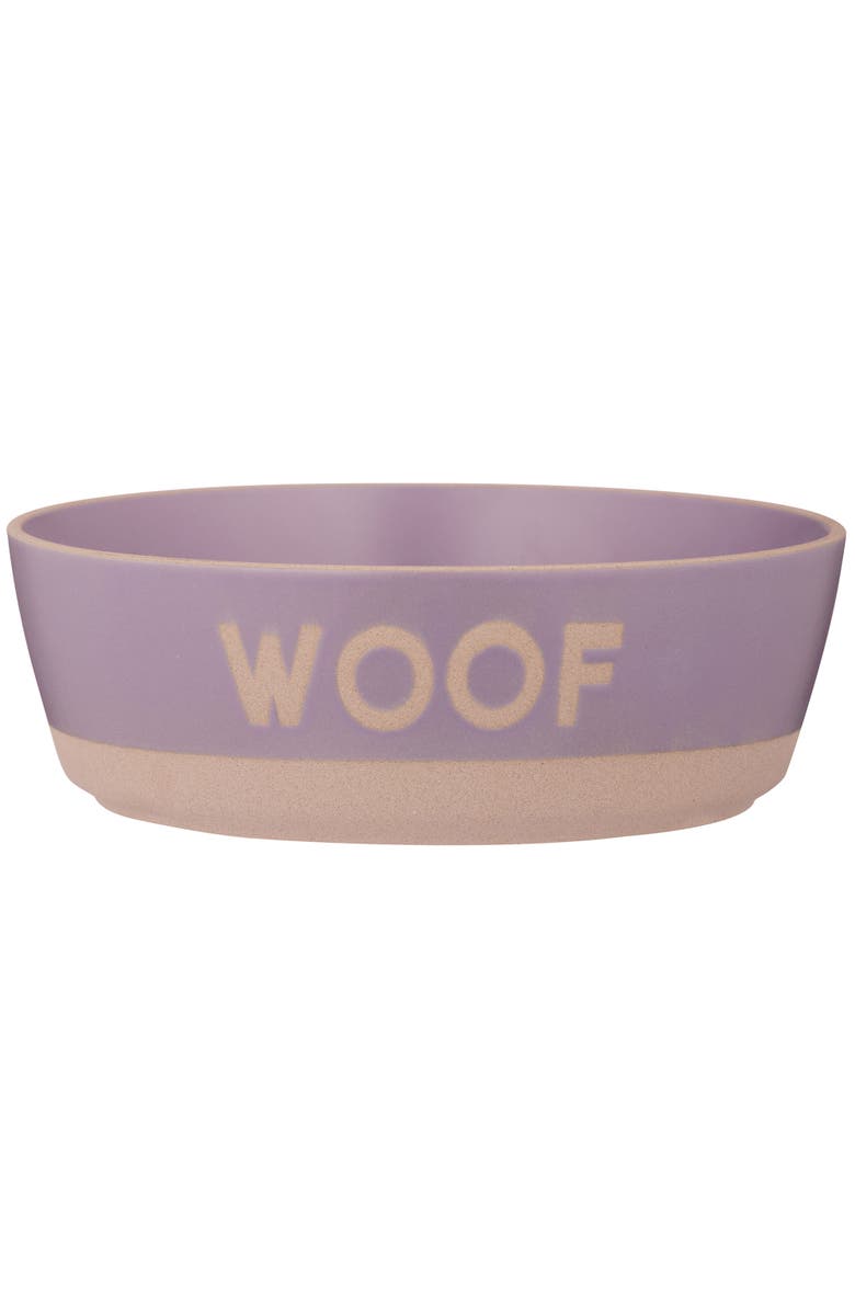 MASON CASH Woof Dog Bowl, 7.9 Inch, 44oz, Main, color, Purple