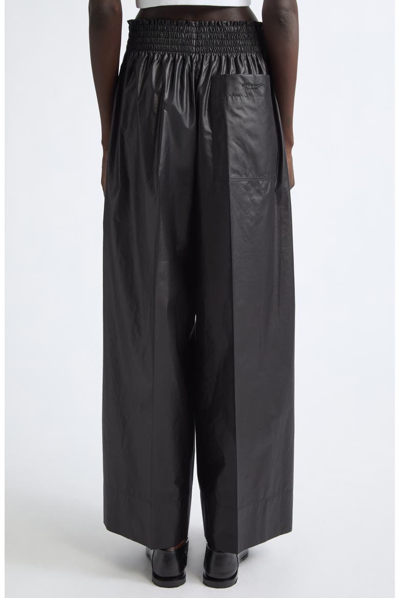 Casual Wide Leg Cocoon Pants, Alternate, color, BLACK