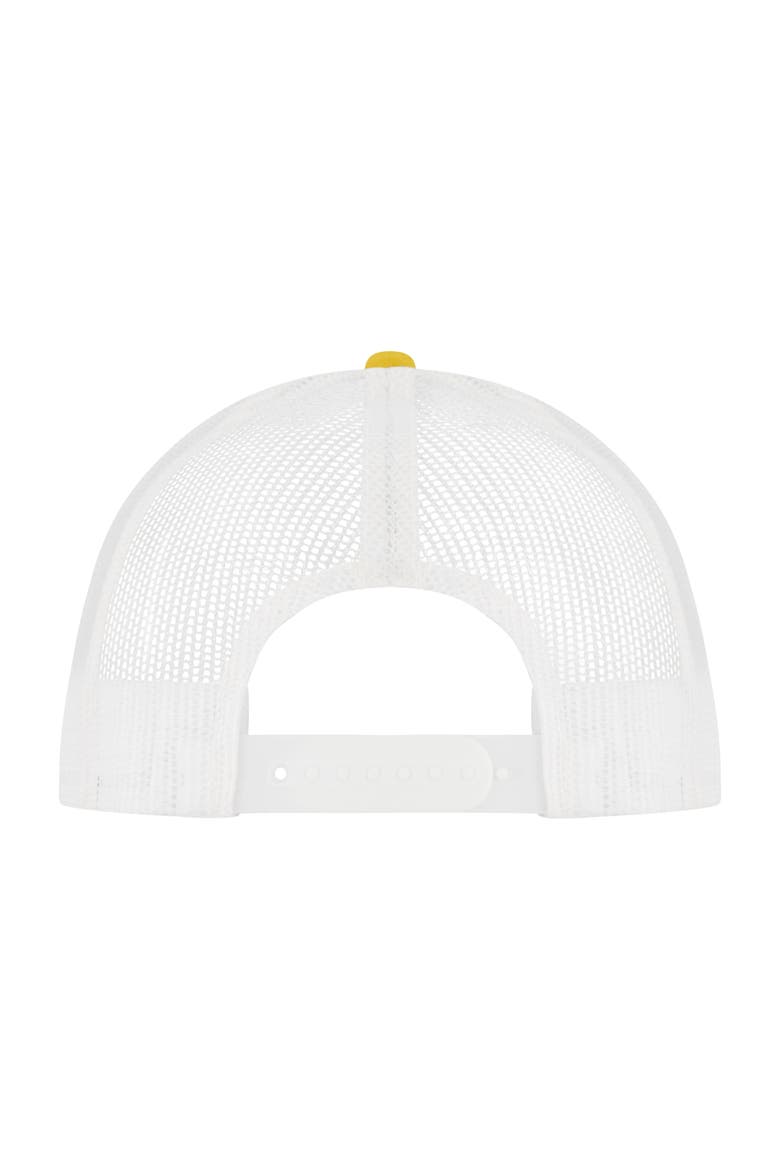 6-Panel Mesh Back Cap with Curved Brim, Alternate, color, YELLOW