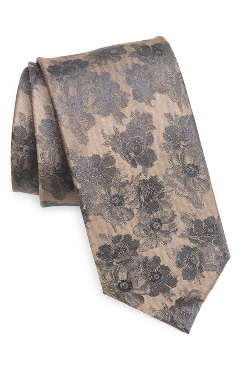 Kovack Floral Jacquard Silk Tie