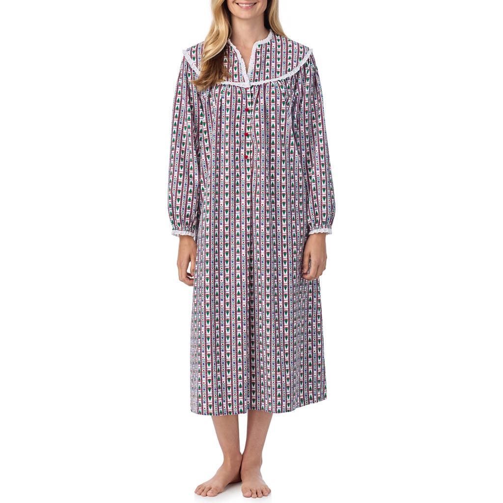 Lanz of Salzburg Ballet Nightgown in White/Green  product