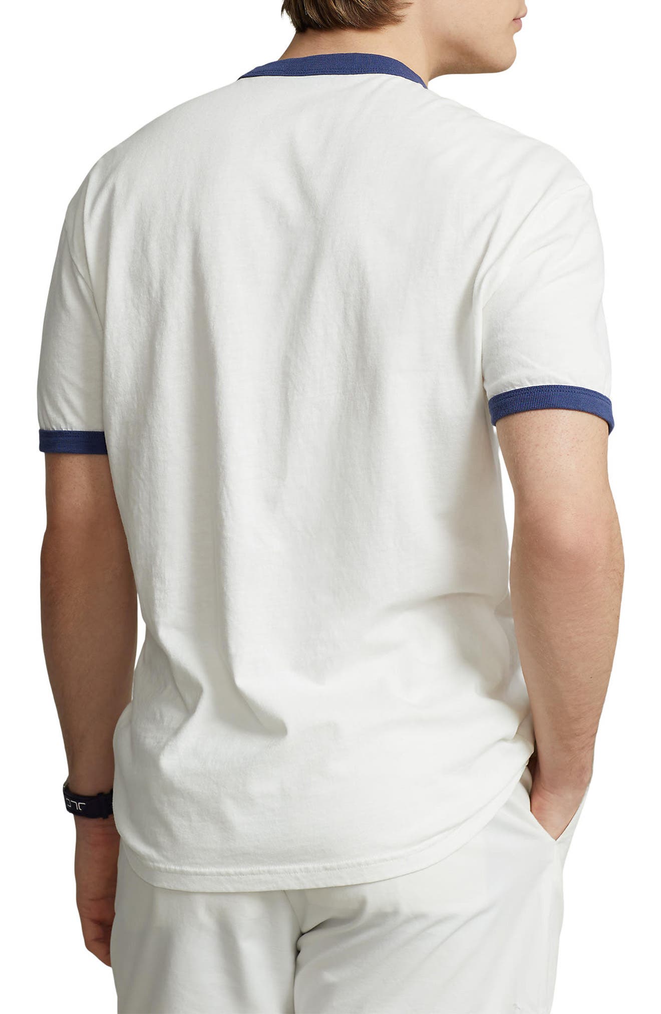 Polo Ralph Lauren Classic Fit Ringer Cotton Jersey Graphic T-Shirt (Men ...