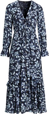 Rails Rois Floral Ruffle Long Sleeve Maxi Dress