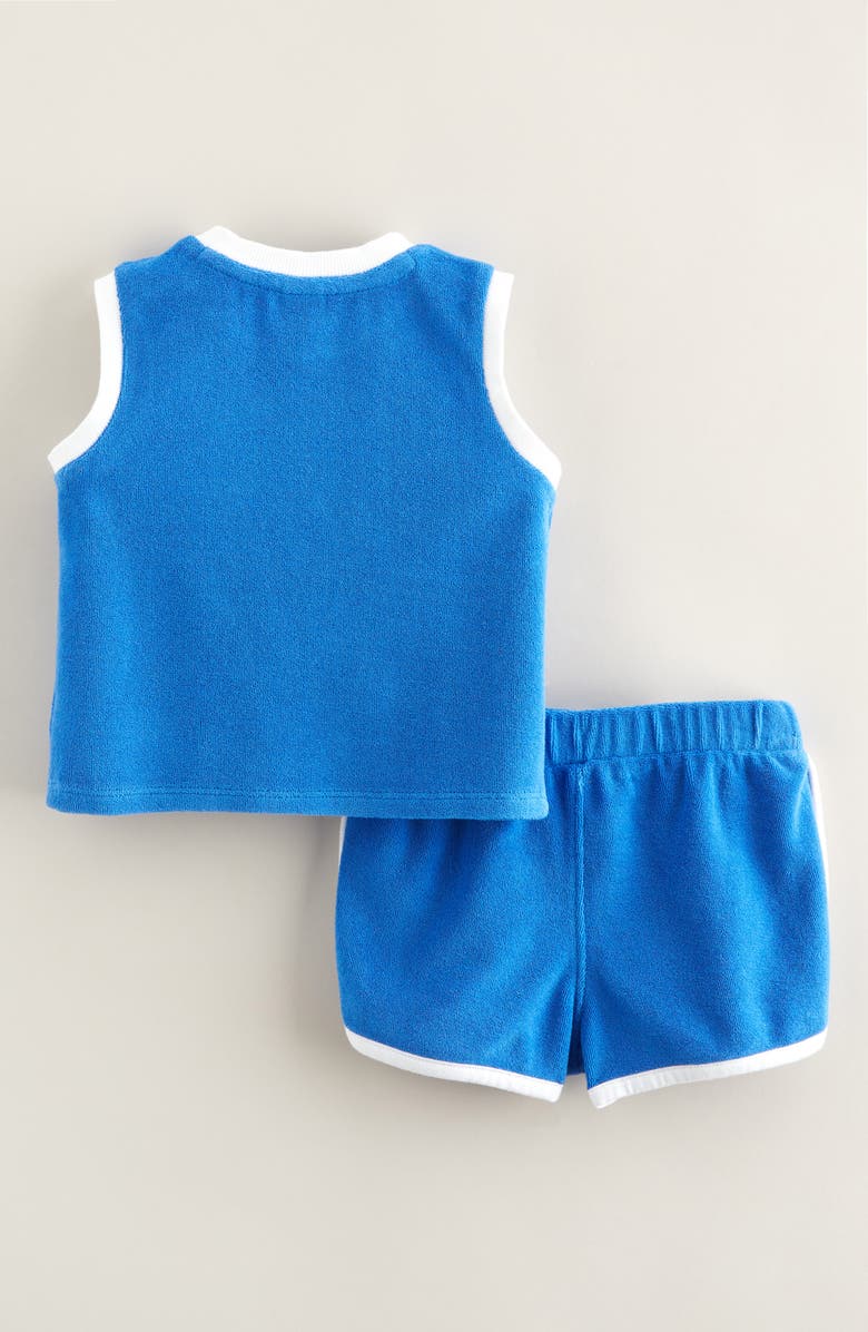 Tucker + Tate Terry Cloth Tank & Shorts Set, Alternate, color, Blue Palace - Gelato Ice