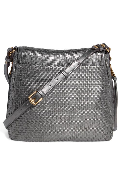 Aimee Kestenberg All For Love Woven Convertible Shoulder Bag In Pewter
