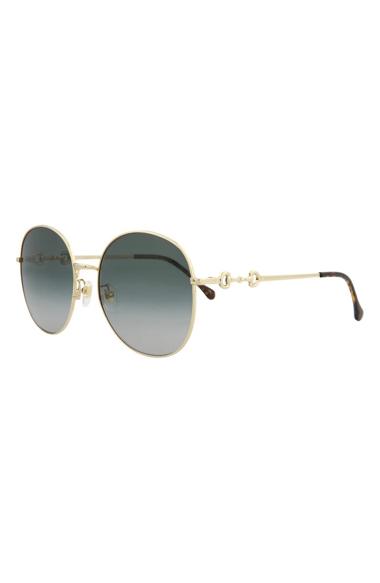 Gucci 59mm Round Sunglasses, Alternate, color,