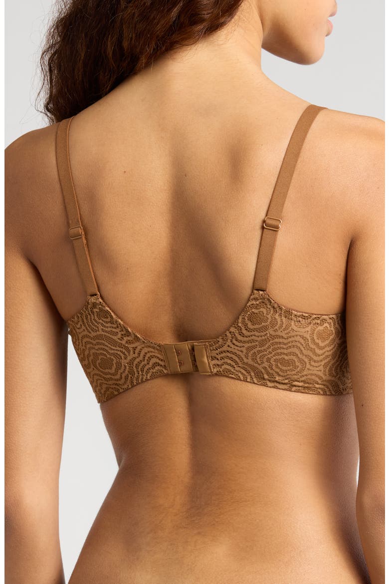 C Jolie Underwire Demi Bra, Alternate, color, TABAC