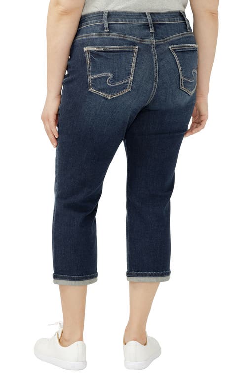 Silver Jeans Co. Suki Capri Jeans In Blue