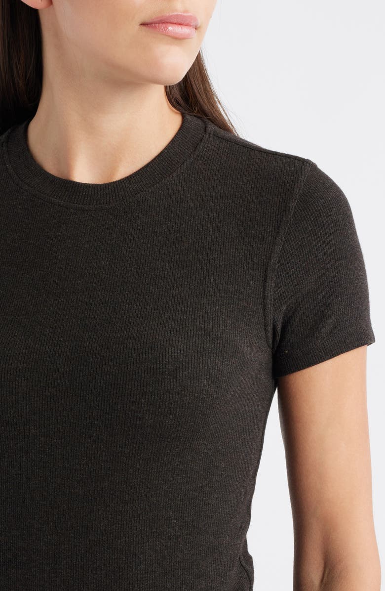 FRAME The Rib Baby T-Shirt, Alternate, color, Coffee Heather