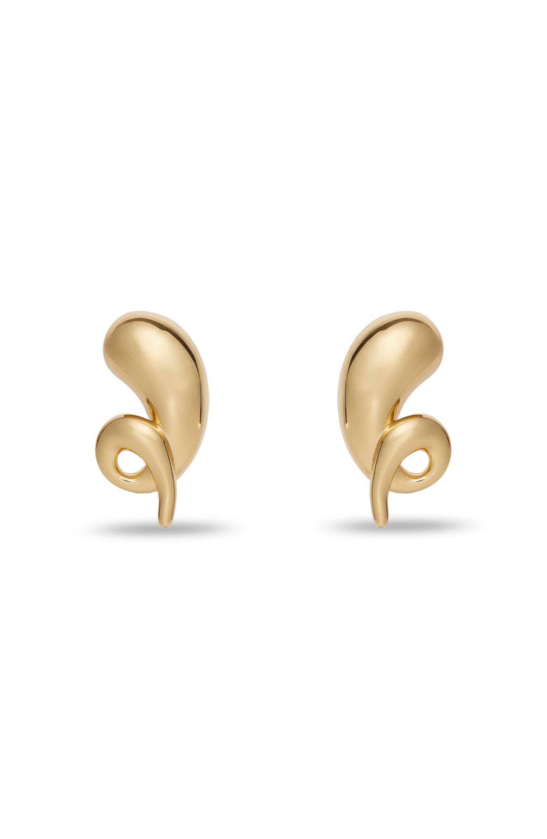 Lele Sadoughi Twirly Button Earrings, Main, color, Gold 720