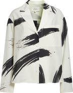 LOULOU DE SAISON Sana Loose Fit Cotton & Silk Voile Button-Up Shirt