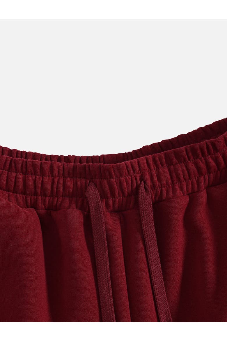 Stripe Baggy Barrel Sweatpants, Alternate, color, Red