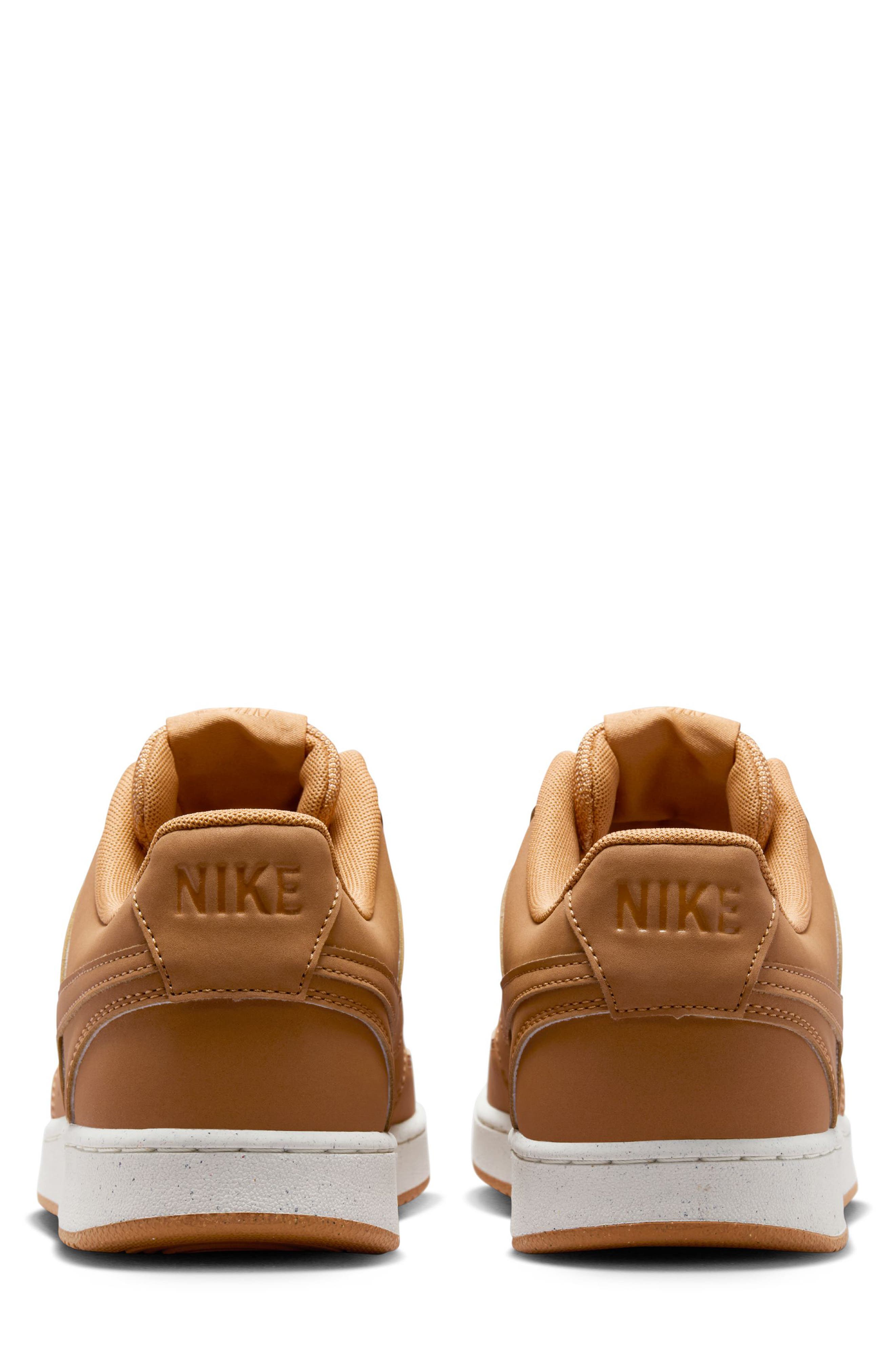 Nike Court Vision Low Sneaker, Alternate, color, Flax/ Flax/ Sail
