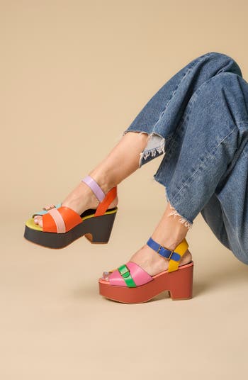 Charlotte Stone Raf Mismatch Platform Sandal Nordstrom