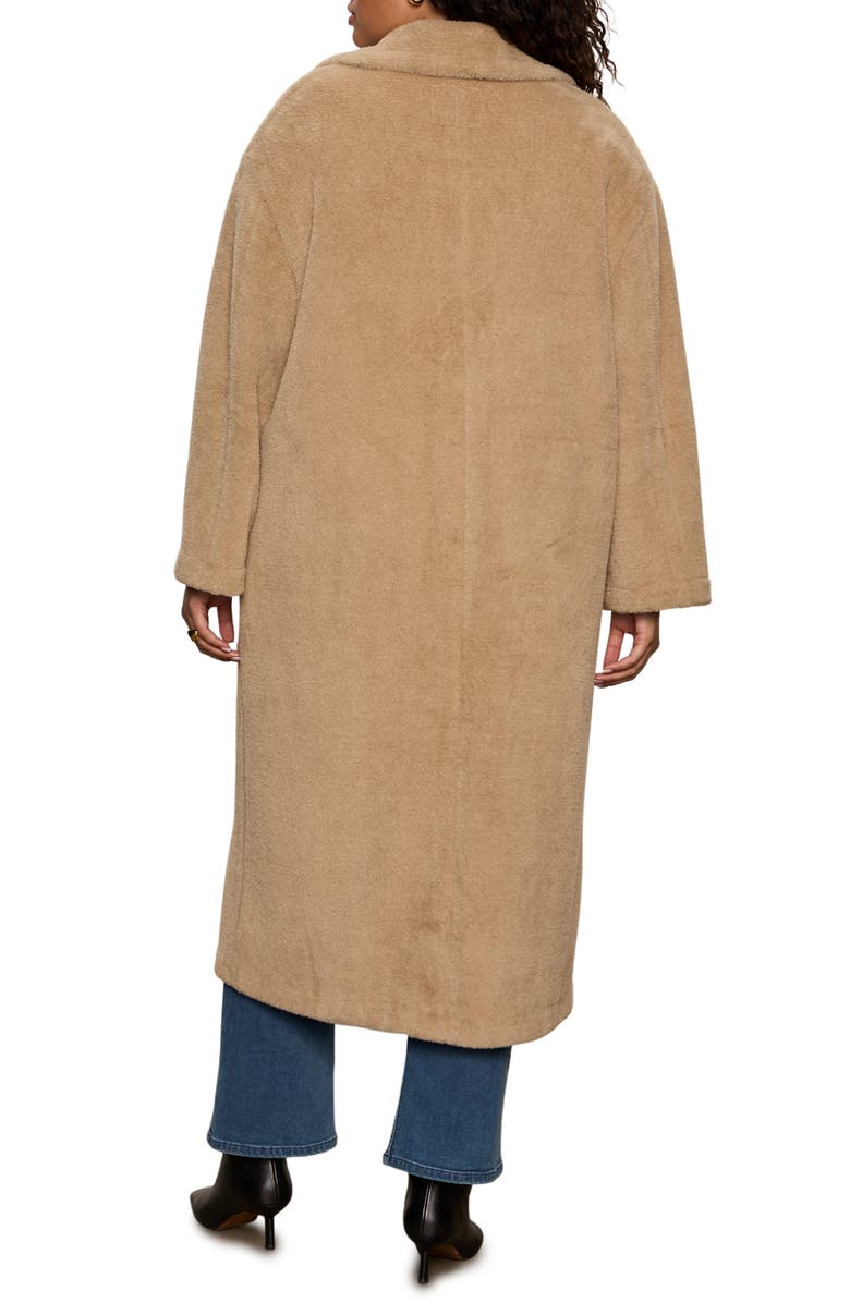 Sanctuary Live In Faux Fur Coat, Alternate, color, Warm Camel Beige