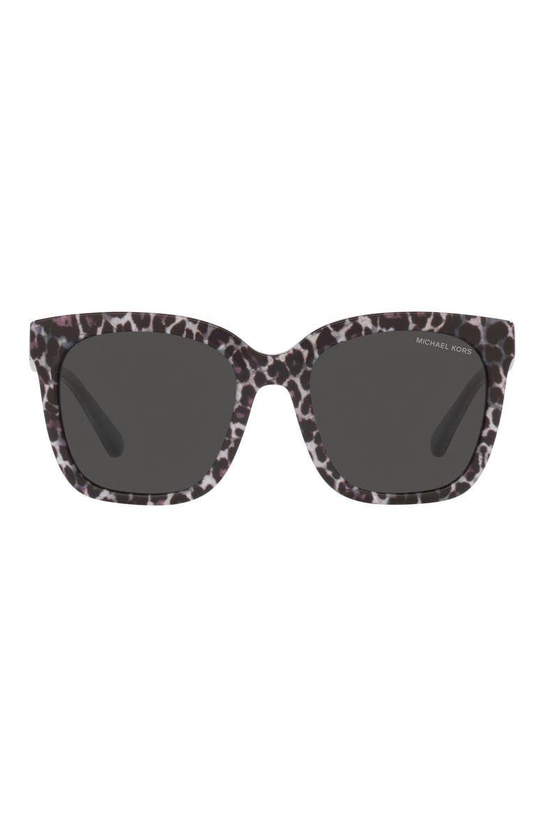 San Marino 52mm Square Sunglasses, Main, color, DARK GREY