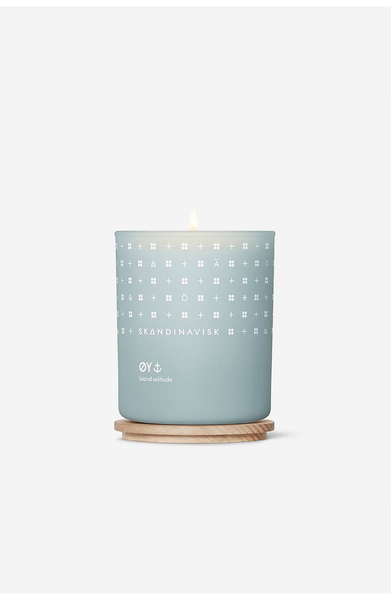 SKANDINAVISK ØY Scented Candle 200g, Alternate, color, Green