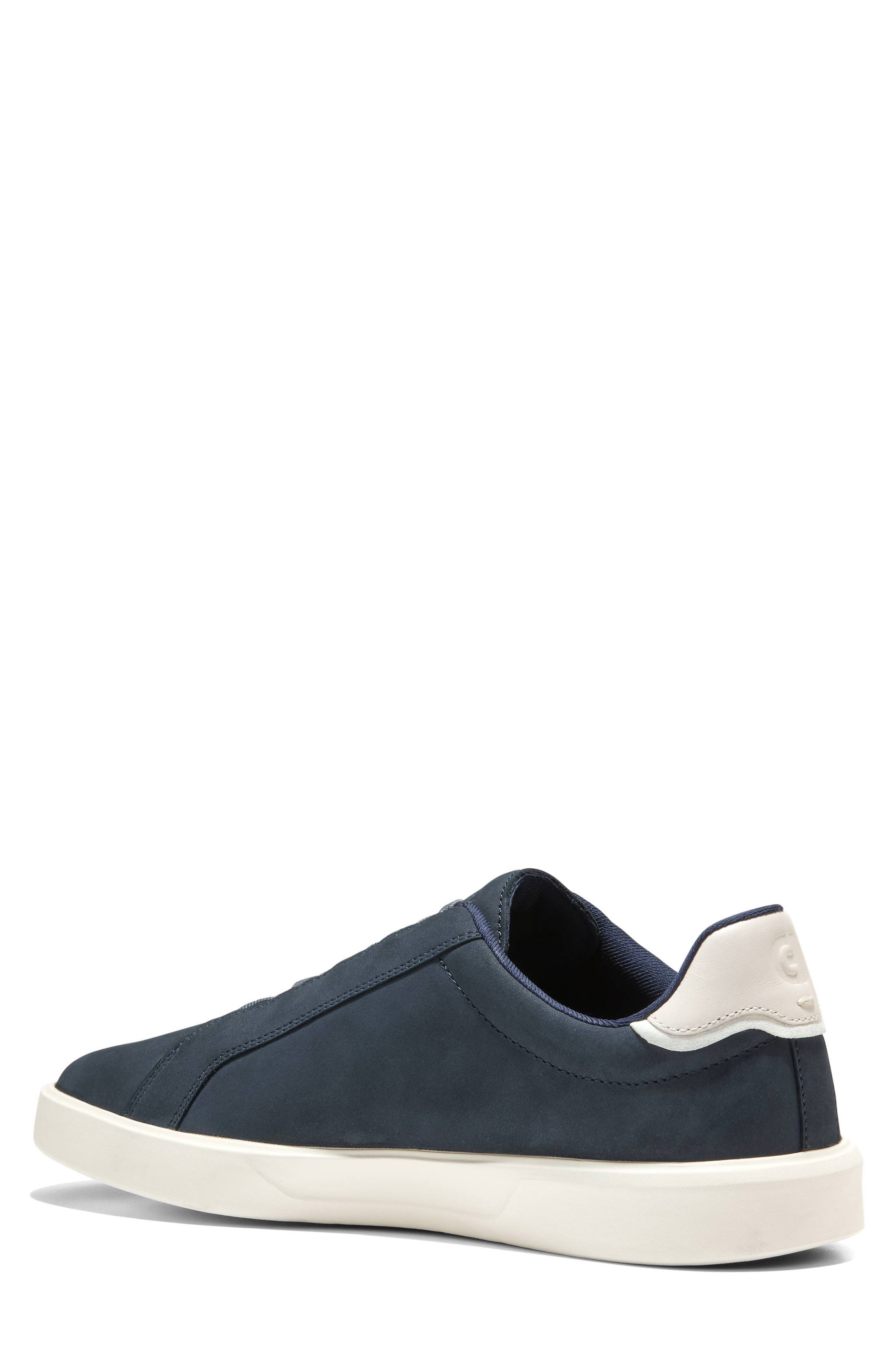 Grand Crosscourt LTT Slip-On Sneaker, Alternate, color, NAVY BLAZER NUBUCK / IVORY