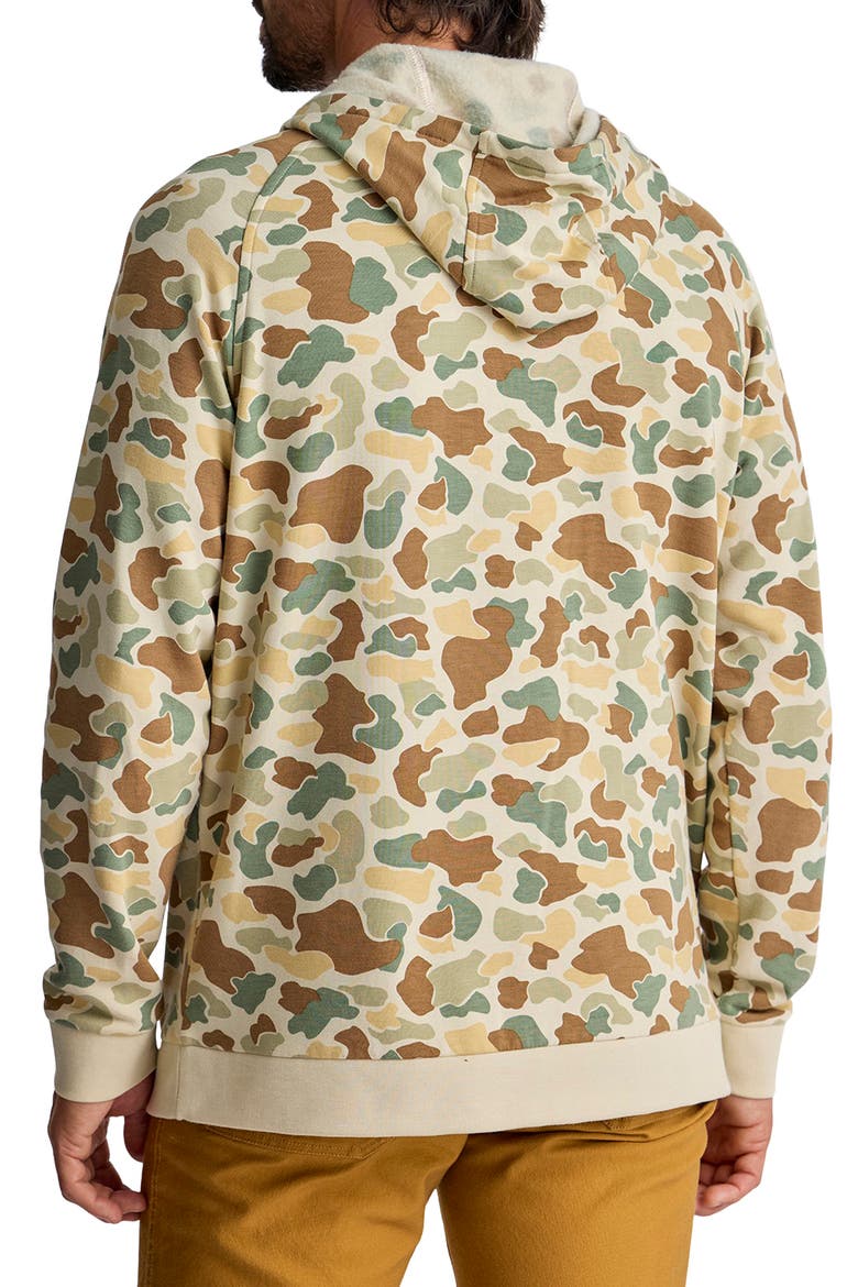 Fleece Hoodie, Alternate, color, VINTAGE CAMO