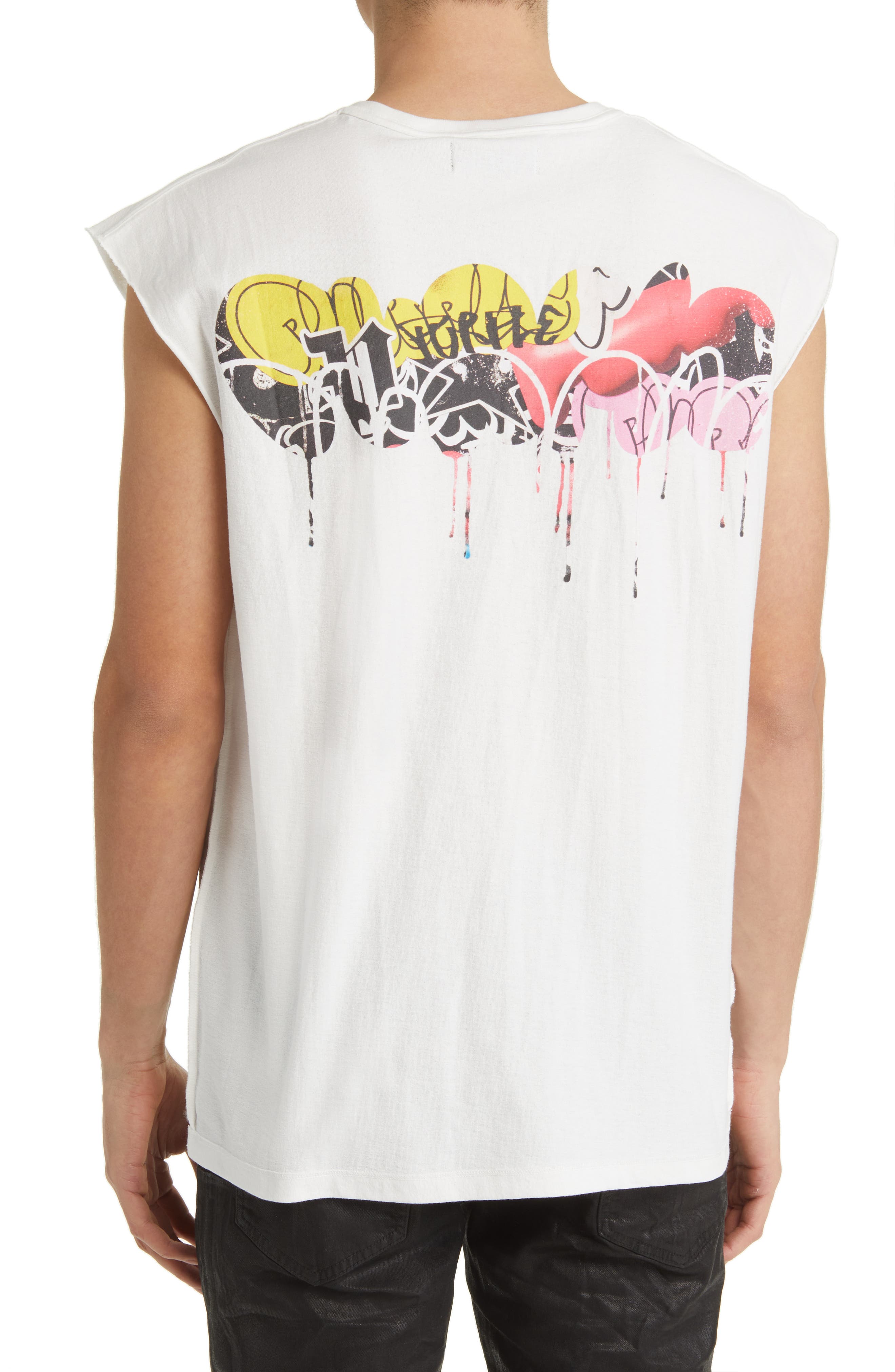 PURPLE BRAND Relaxed Fit Textured Inside Out Graphic Tank (Men) | Nordstrom
