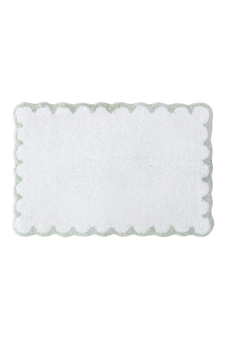 Scallop Detail Cotton Bath Mat video