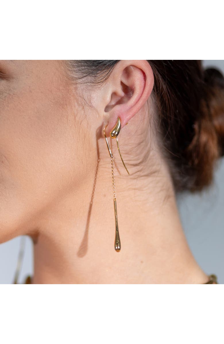 Lucy Quartermaine Drop Earrings, Alternate, color, Gold Vermeil
