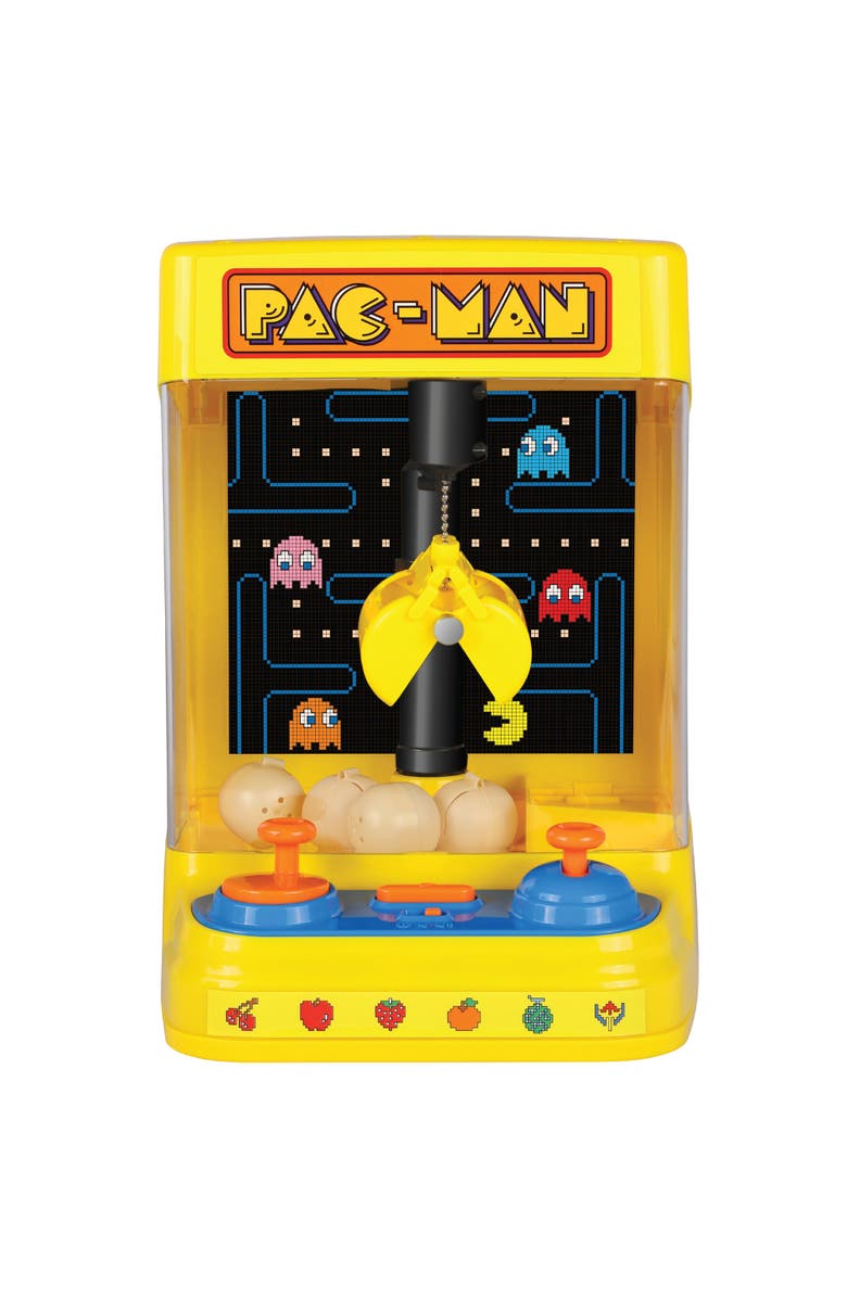 Pac-Man Arcade Claw Crane - Core Series, Lights-Sounds Tabletop Game, Kids 4+, Alternate, color, Multicolored