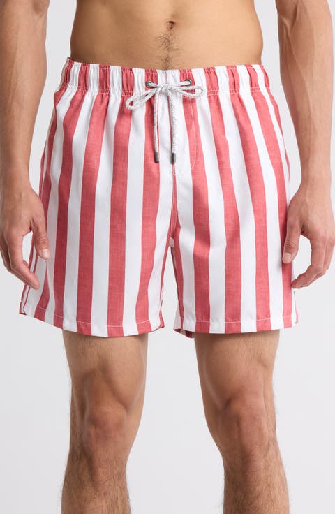 Stripe Swim Shorts
