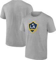 FANATICS Men's Fanatics Branded Steel LA Galaxy Logo T-Shirt