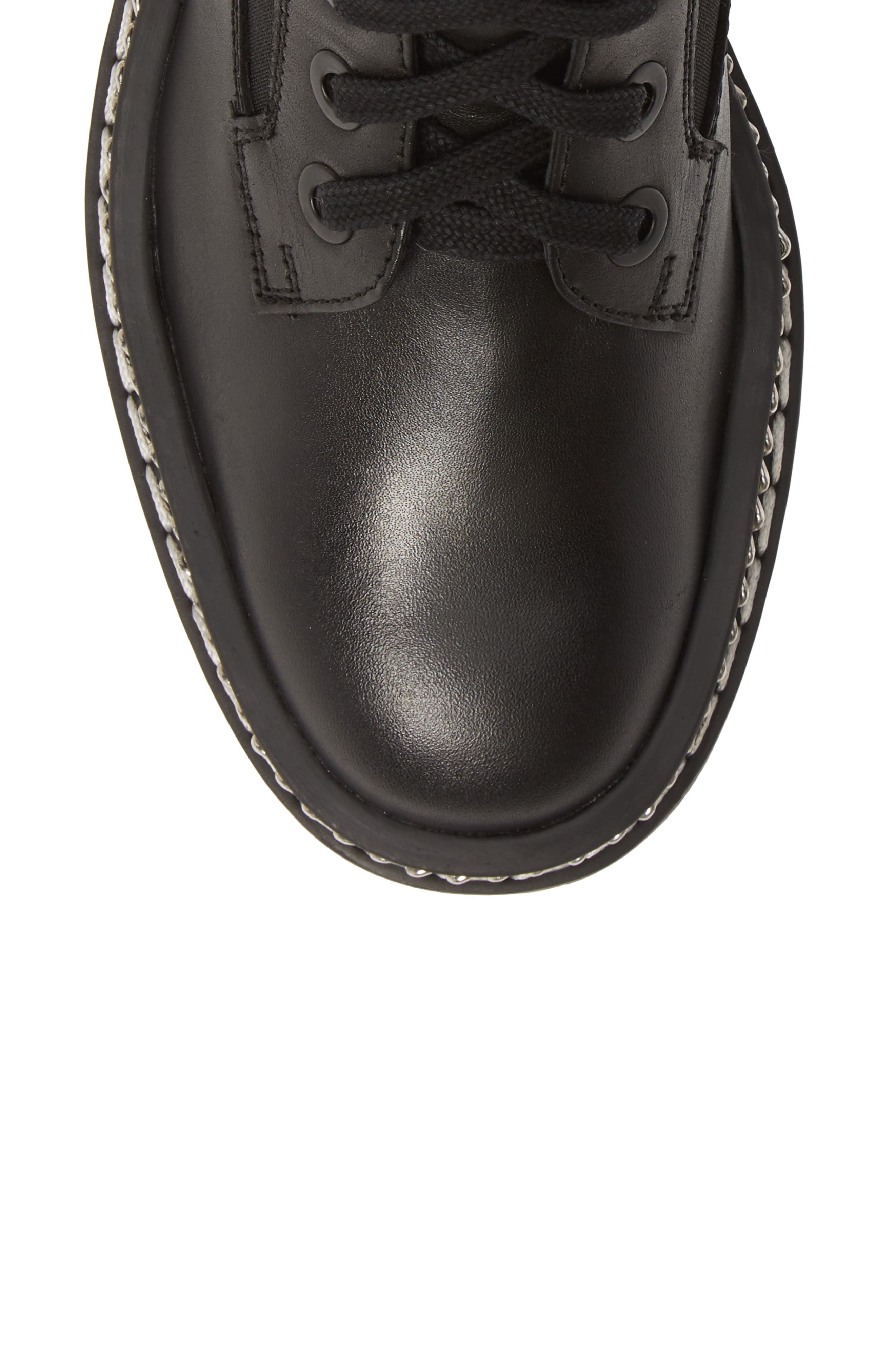 Topshop Ashton Chain Moto Boot, Alternate, color, 