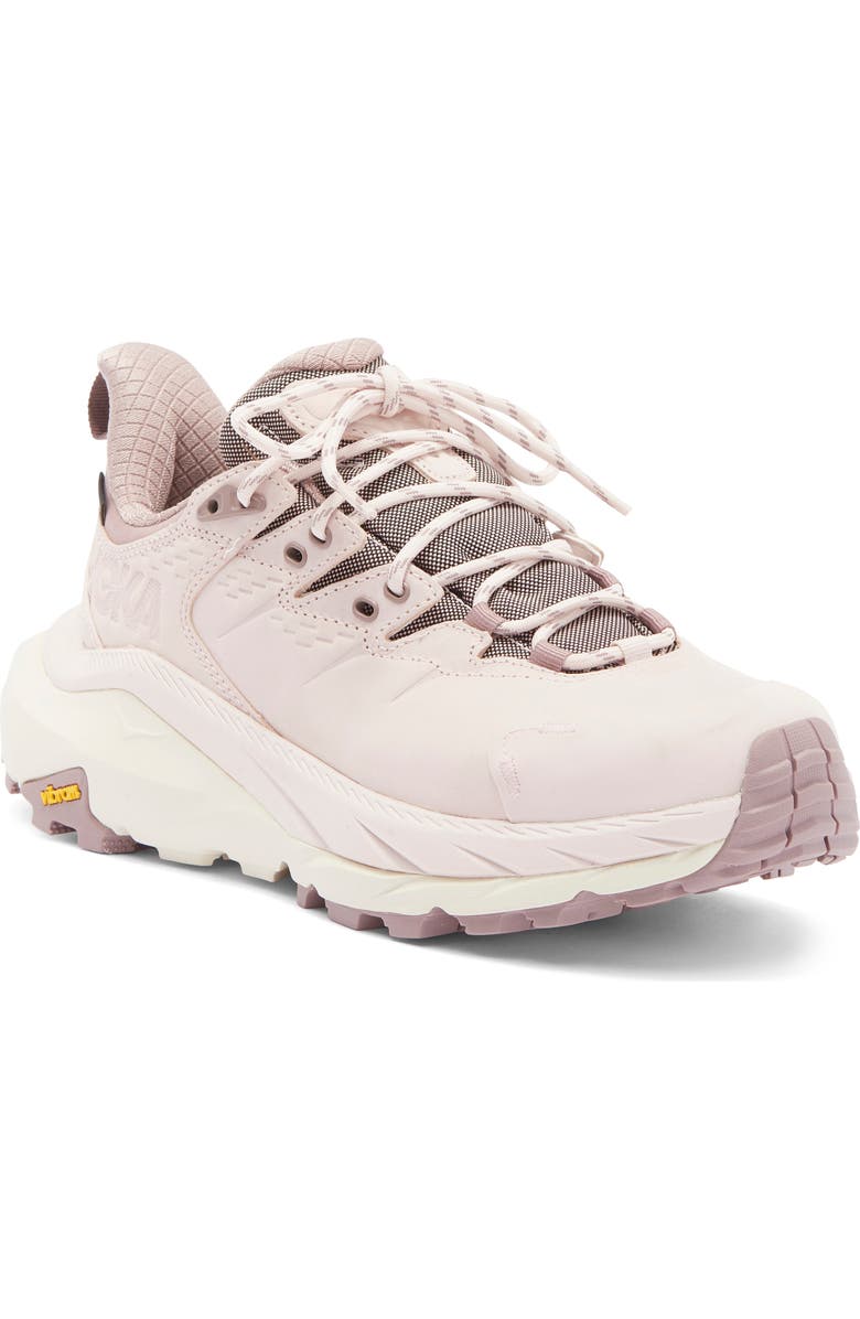 HOKA Kaha 2 GTX Gore-Tex<sup>®</sup> Waterproof Trail Running Shoe, Main, color, Cosmic Pearl / Oat Milk
