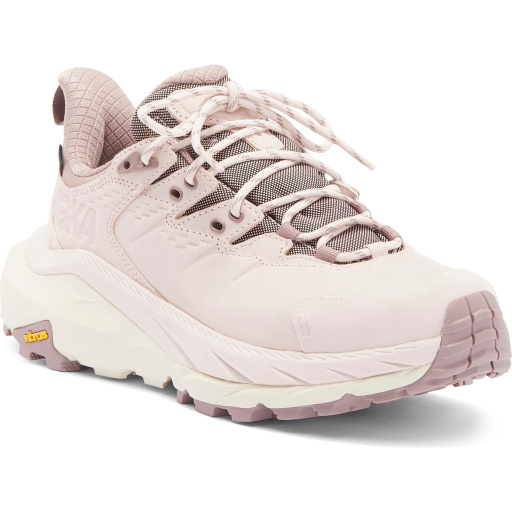 Hoka Kaha 2 Gtx Gore-tex® Waterproof Trail Running Shoe In Cosmic Pearl/oat Milk