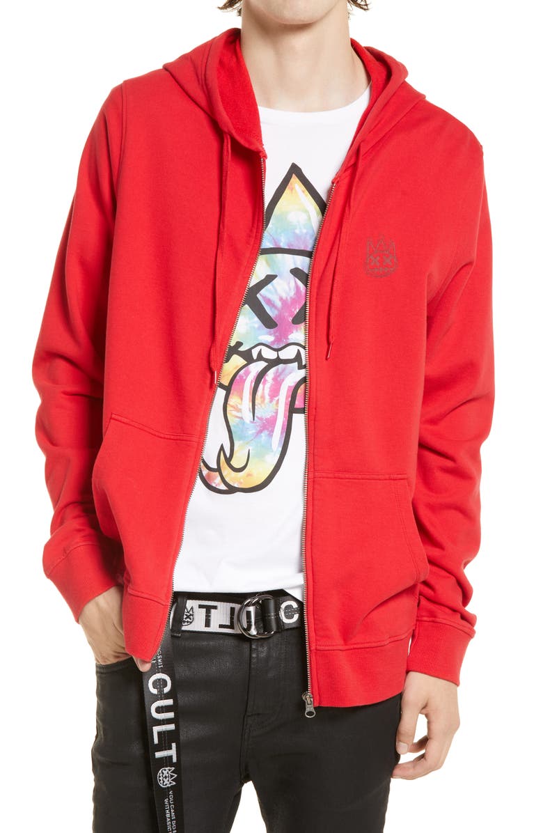 Cult of Individuality Logo Zip Hoodie, Main, color, 