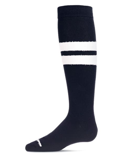 Fuzzy Stripe Knee High Socks (Little Kid & Big Kid)