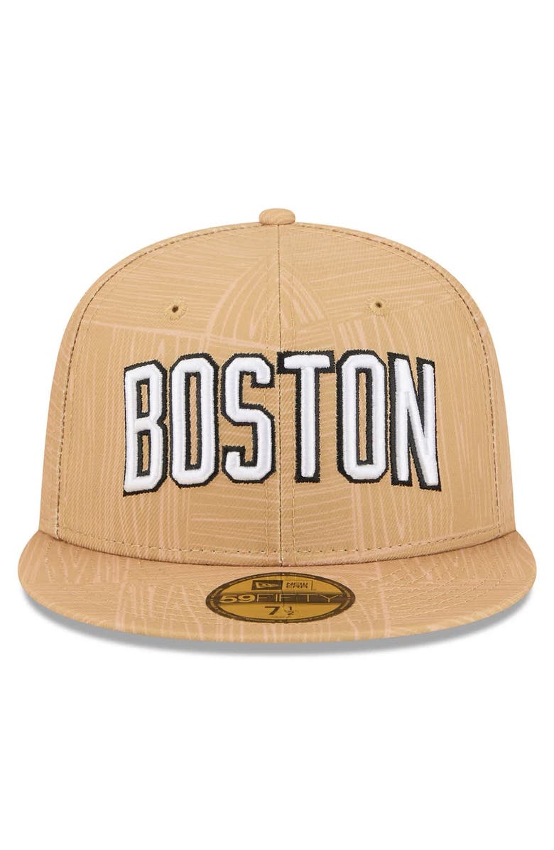 New Era Men's New Era Gold Boston Celtics 2025/26 City Edition Alternate 59FIFTY Fitted Hat, Alternate, color, Gold