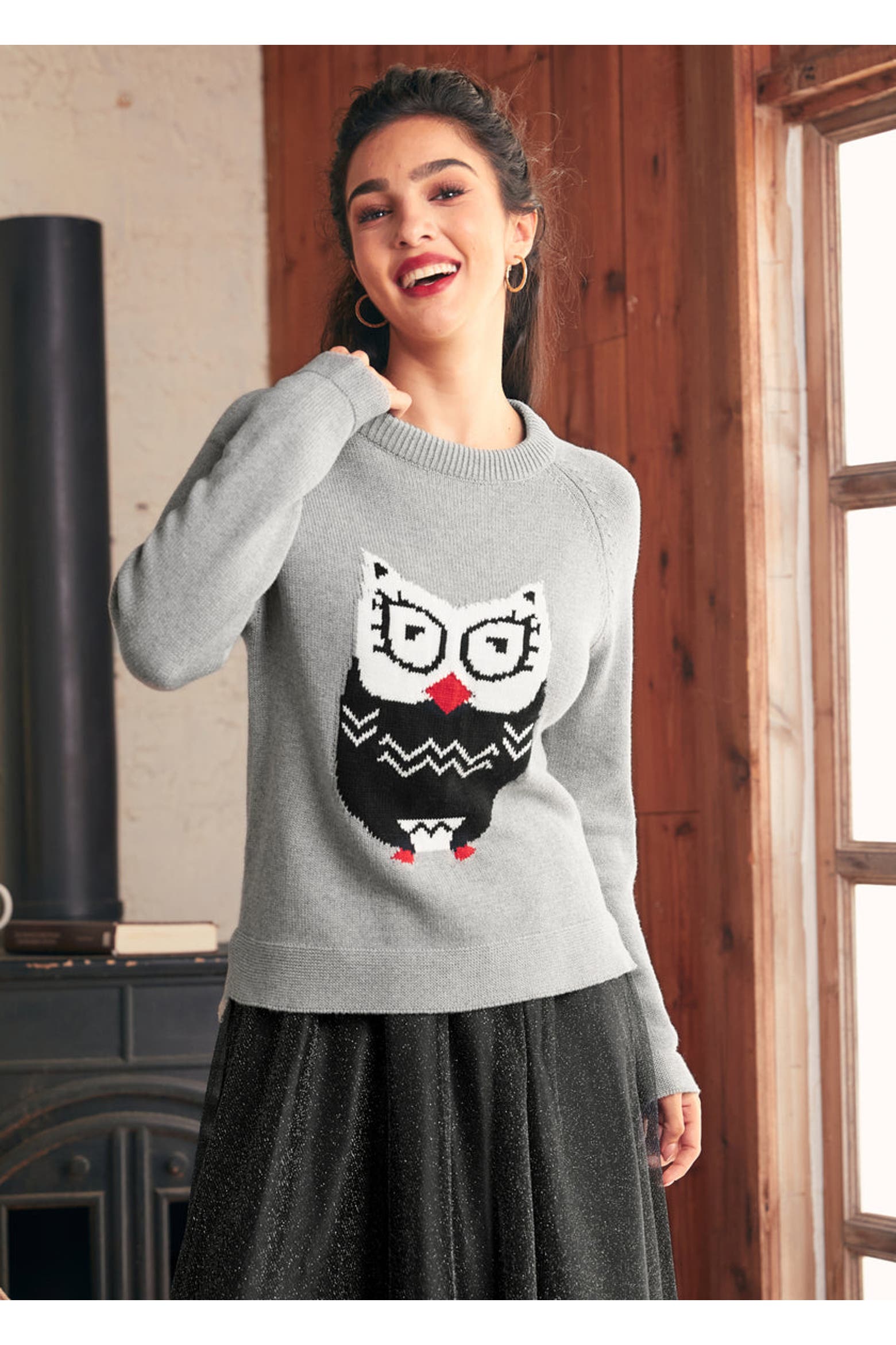 Modcloth Customer Service ModCloth Full of Nostalgia Crewneck Pullover (Women) | Nordstrom