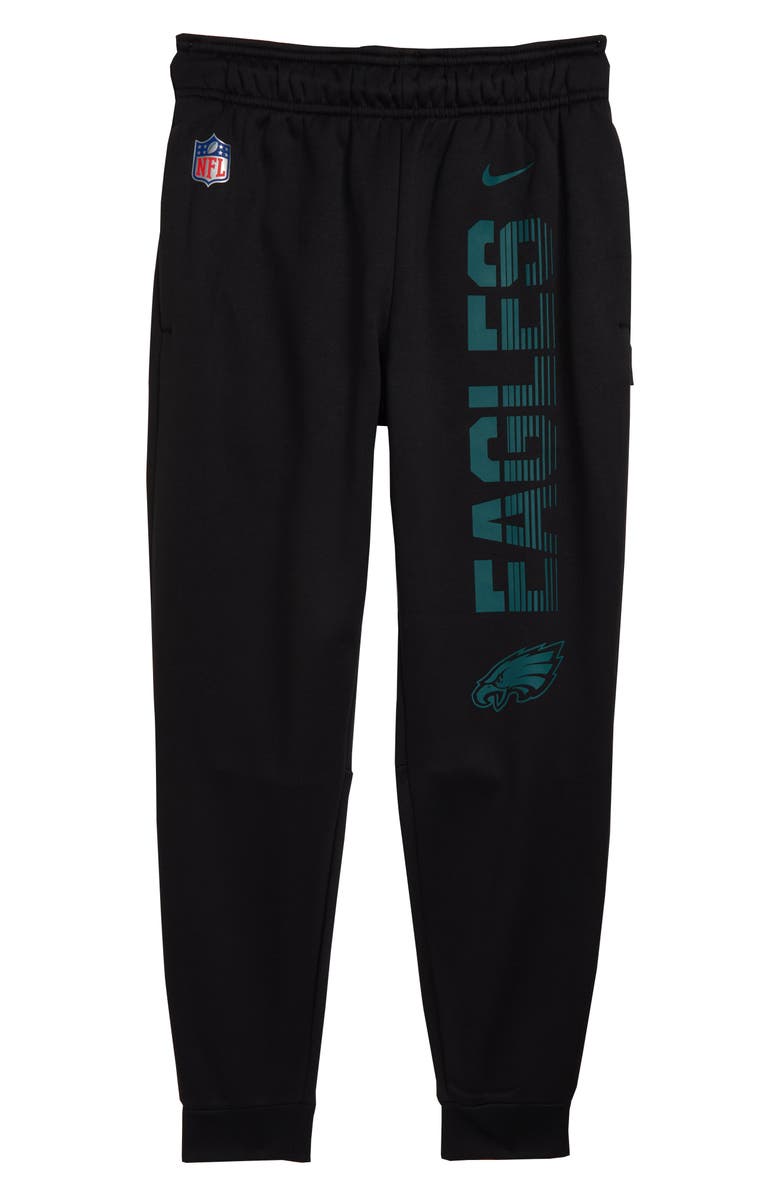 Nike NFL Logo Philadelphia Eagles Therma Dri-FIT Pants, Main, color,